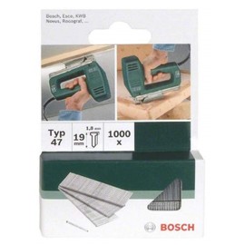 Bosch 1000x Nails Type 47 (1.8 x 1.27 x 23 mm, Accessories for Tacker, Staple Gun)