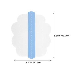 WRITWAA Pack of 10 Anti-Chafing Leg Thigh Large Patch for Stripes Moleskin Anti-Scrubbing Stick Anti-Friction Heel Trim Release Paper Transparent