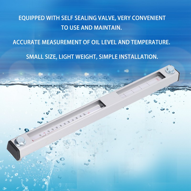 Oil Level Gauge Water Liquid Level Temperature Meter Intuitive Display