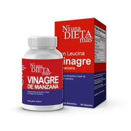 NI UNA DIETA MÁS - Reduce la Inflamación y Mejora el Metabolismo - 100 Puro Vinagre de Sidra de Manzana (sin azúcar) Suave en el Estómago             