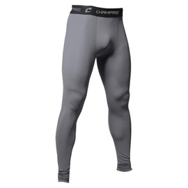 Champro Polyester/Spandex Compression Tights, Adult Medium, Grey