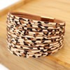 P Ammy Fashion® Multi-layered PU Leather Wrap Bracelets Wide Boho