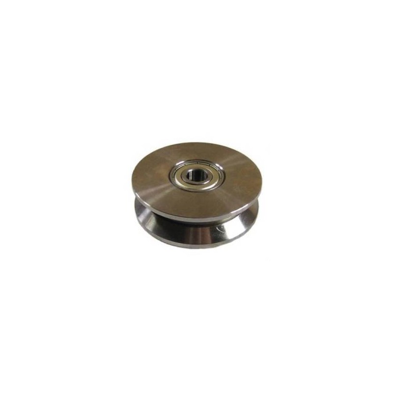 3" x 7/8" Steel V-Groove Barn Door Wheel - 550