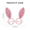 3 Pcs Easter Bunny Ears Glasses Frame Funny Rabbit Ears