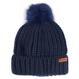 Barbour Ladies Saltburn Beanie Navy One Size