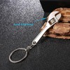 Yilceemy Pack of 4 Carpenter's Tool Keyrings, Key Chains, Wrench