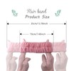 aoozleny Spa Headband and Matching Wristbands for Washing Face, Adjustable