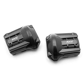 KYX Racing Aluminum Alloy Front & Rear Differential Cover Upgrades Parts Accessoriesfor 1/10 RC Crawler Car TRX6 6x6 G63