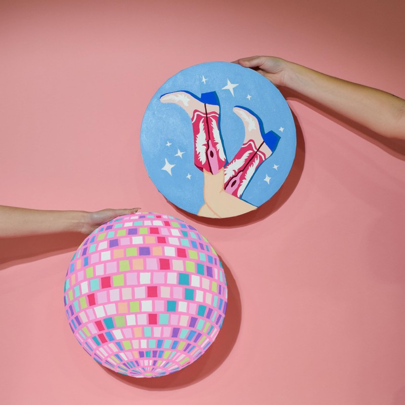 Art 101 2 Pack 14" Paintable Canvas Asst