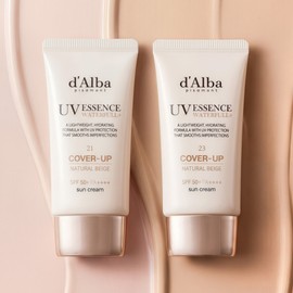 달바 워터풀 톤업 선크림 (내추럴 커버 베이지) 50ml+50ml (21호/23호 택2) Dalba Waterful Tone-Up Sunscreen (Natural Cover Beige) 50ml+50ml (Choose 21/23)