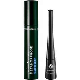 YVES ROCHER - Set de Maquillaje, Incluye Máscara de Pestañas Waterproof y Delineador Liquido, para todo tipo de piel, Fórmula Vegana