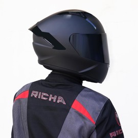 VCOROS Full Face Dual Visor Motorcycle Helmet for Adults Motorbike Street Bike Racing Helmets DOT Approved with Black Visor(X9 Matte Black,M)