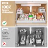 1 Pack-19"-32"W Expandable Under Sink Organizer With Upgrade Ball-Bearing Slide,2-Tier