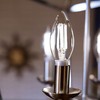 Feit Electric Exposed White Filament LED Bulbs, E12 Candelabra Base,