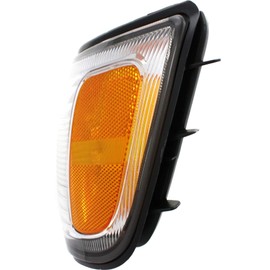 Evan-Fischer Corner Light Compatible with 1999-2002 Toyota 4Runner Plastic Clear & Amber Lens With bulb Driver Side