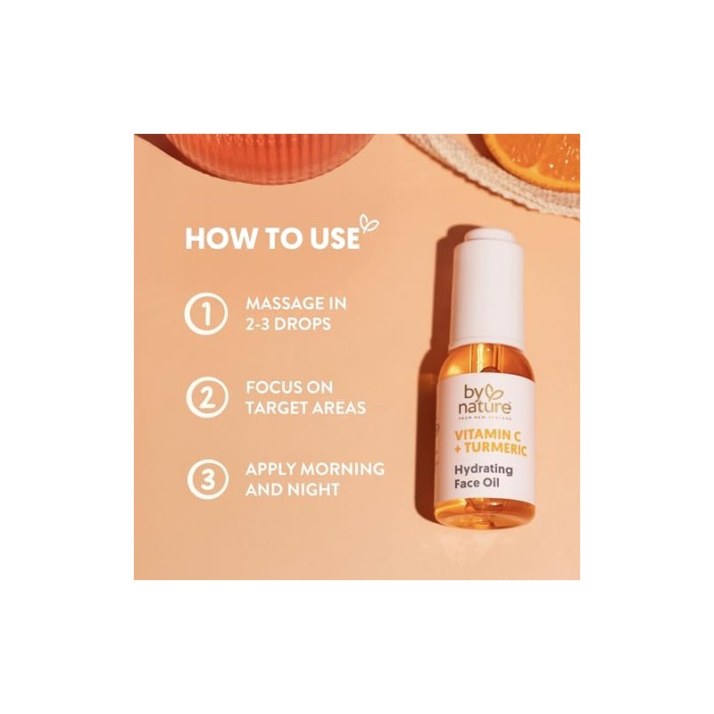 By Nature Aceite Facial Iluminador E Hidratante - Aceite De