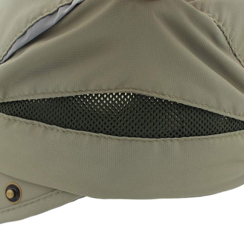 Connectile Kids' Summer UPF 50+ Flap Cap, Quick Drying, Wide