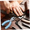 KONTONTY Leather Hole Punch Tool Durable Strap Punching Pliers with