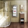 Relaxdays Hanging Organiser, 4 Compartments, Door Organiser with Hooks for