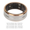 Smart Ring Fitness Tracker Ceramic Stainless Steel Sleep Monitoring Camera