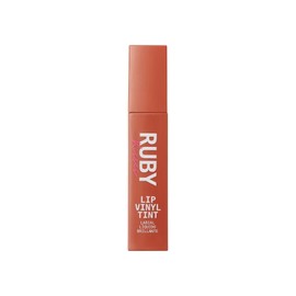 Ruby Kisses Lip Vinyl Tint - High-Pigment, Transfer-Proof, Smudge-Proof Liquid Lipstick, Soft-Satin Shine, Lightweight Makeup, Long-Lasting Lip-gloss, Full Coverage Color (BROWN SUGAR, 2.8mL)