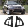 2Pcs/Set Carbon Fiber Steering Wheel Frame Cover Trim Left Hand