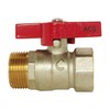 Somatherm For You 1372-12A YOU-12/17 Male/Female Ball Valve-Butterfly Lever-Standard Passage,