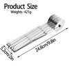 Stainless Steel Adjustable Pizza Cutter, 5 Wheel Pizza Cutter, Multi-Round