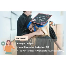 I Survived Nursing School, Sticker Design for Graduation Cap, Grad gift, Class of 2025