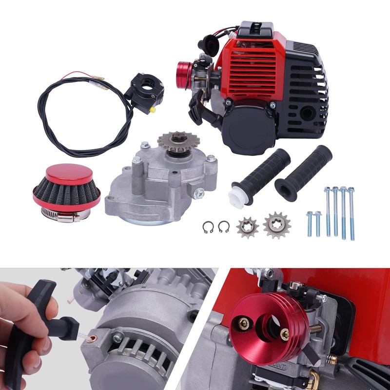 49cc 2 Stroke Gas Scooter Engine Bicycle Engine Kit Single