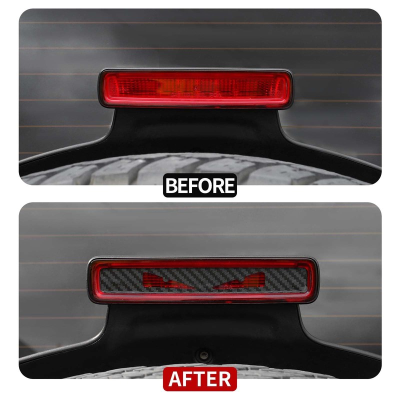 JeCar Third Brake Light Decal Carbon Fiber High Mount 3rd
