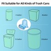 O2frepak 125Liter Large Kitchen Drawstring Trash Bags,Heavy Duty,Tasteless,Strong and 80x100cm
