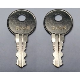 ILCO (2) Jayco Camper RV Screen Door iLLiNOIS Replacement Keys cut To Code 200R
