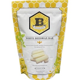 Beesworks White Beeswax Bars (6 oz) | 100% Pure, Cosmetic Grade, Triple-Filtered Beeswax for DIY Skin care, Lip Balm, Lotion and Candle Making (1 oz Bars - Pack of 6)