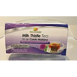 Natural Vitality New Milk Thistle Filtered Tea Cardo Mariano Filtrado Te Protege el Higado 25 bag