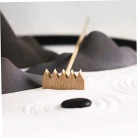 Operitacx 2sets Desk Garden Tools Zen Sand Accessories Mini Zen Garden Tool Truck Garden Tools and Accessories Rake Kit Zen Garden Accessories Palm Sander Sandpaper Hand Sandbox 3pcs*2