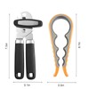 Manual can opener, stainless steel can opener with comfortable non-slip
