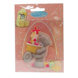 Me to You Easter Tatty Teddy with a Basket Full of Eggs Clear Stamp,