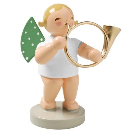 WENDT & KÜHN Blonde Angel Bass Horn Figurine