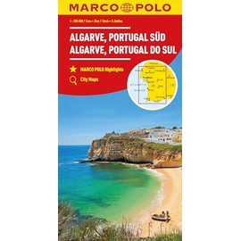 Marco Polo Algarve Road Map: Full Color, Coated Paper, A1 Size