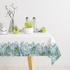 Tablecloth 152 x 213cm Rectangular, Eucalyptus Floral Table Cover for