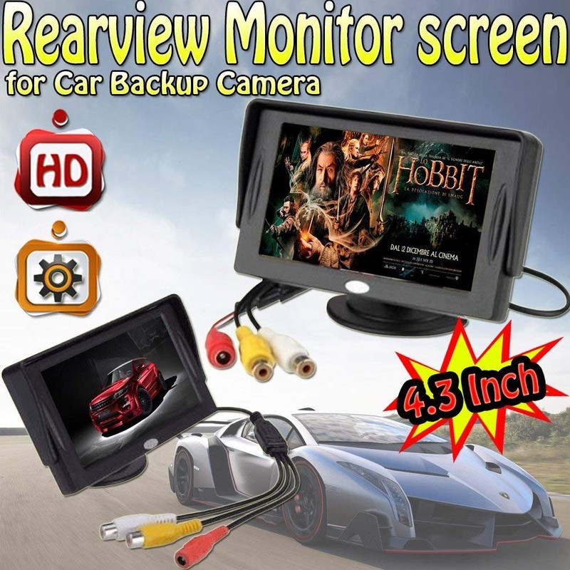 BW 4.3 Inch LCD TFT Rearview Monitor Screen for Car