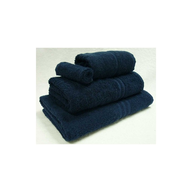 Blue Label 500gsm Plain Navy Bath Sheet (SEE SIZE OPTIONS)