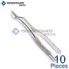 OdontoMed2011® 10 Pcs Extraction Forceps 65 Upper Incisors Alveolar Bone