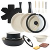 Pots and Pans Set Non Stick, Ceramic Cookware Set with