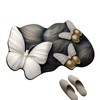 Butterfly Kitchen Rugs - Quick-Drying Carpet - 3D Realistic Pattern