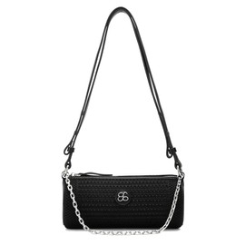 NEWBELLA COSY Women's Cylinder Evening Bags HandBag Shoulder Bags Clutch Purse Black