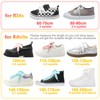 WEGOODZF Flat Satin Ribbon Shoelaces: 2cm Wide 43 inch Black