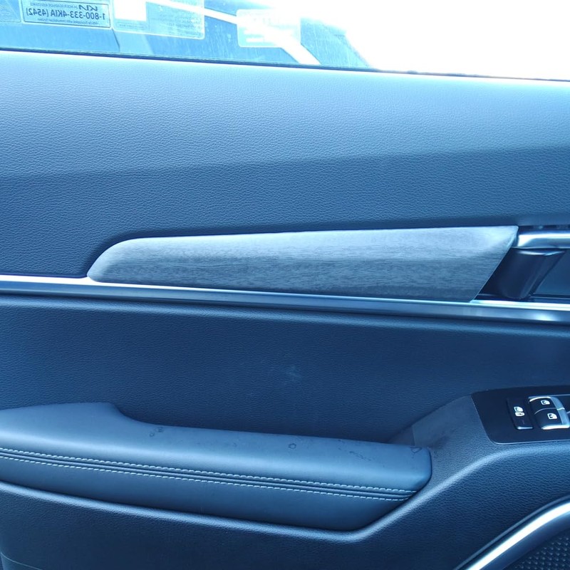 JUIVEEL Matte Wood Grain Style Interior Door Panel Trim Covers