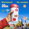 SAI 60 Pcs Veggie Fruit Garden Stickers, Premium Design Waterproof